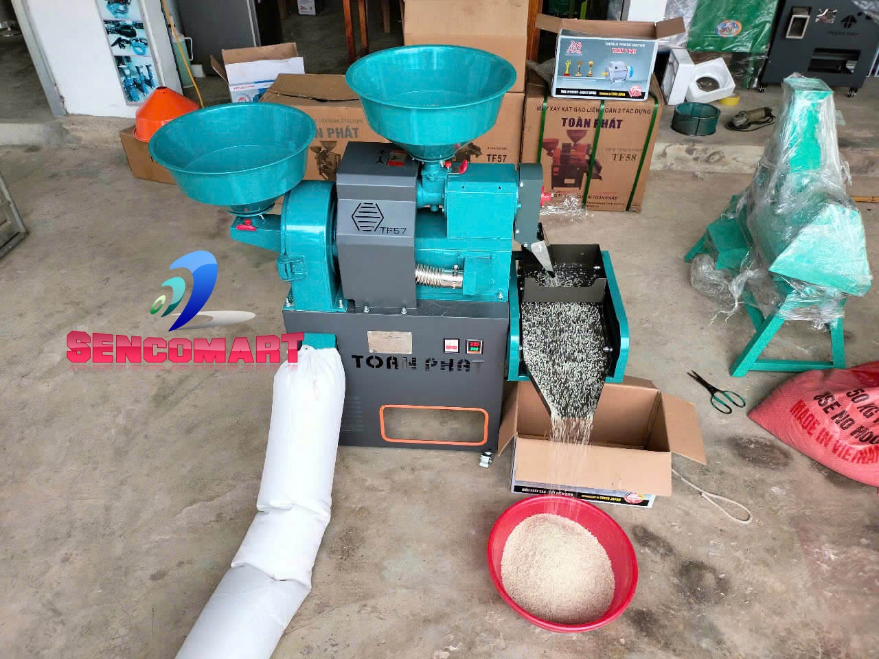 MỚI Máy Xay Xát Gạo TF-57 Chính Hãng Toàn Phát