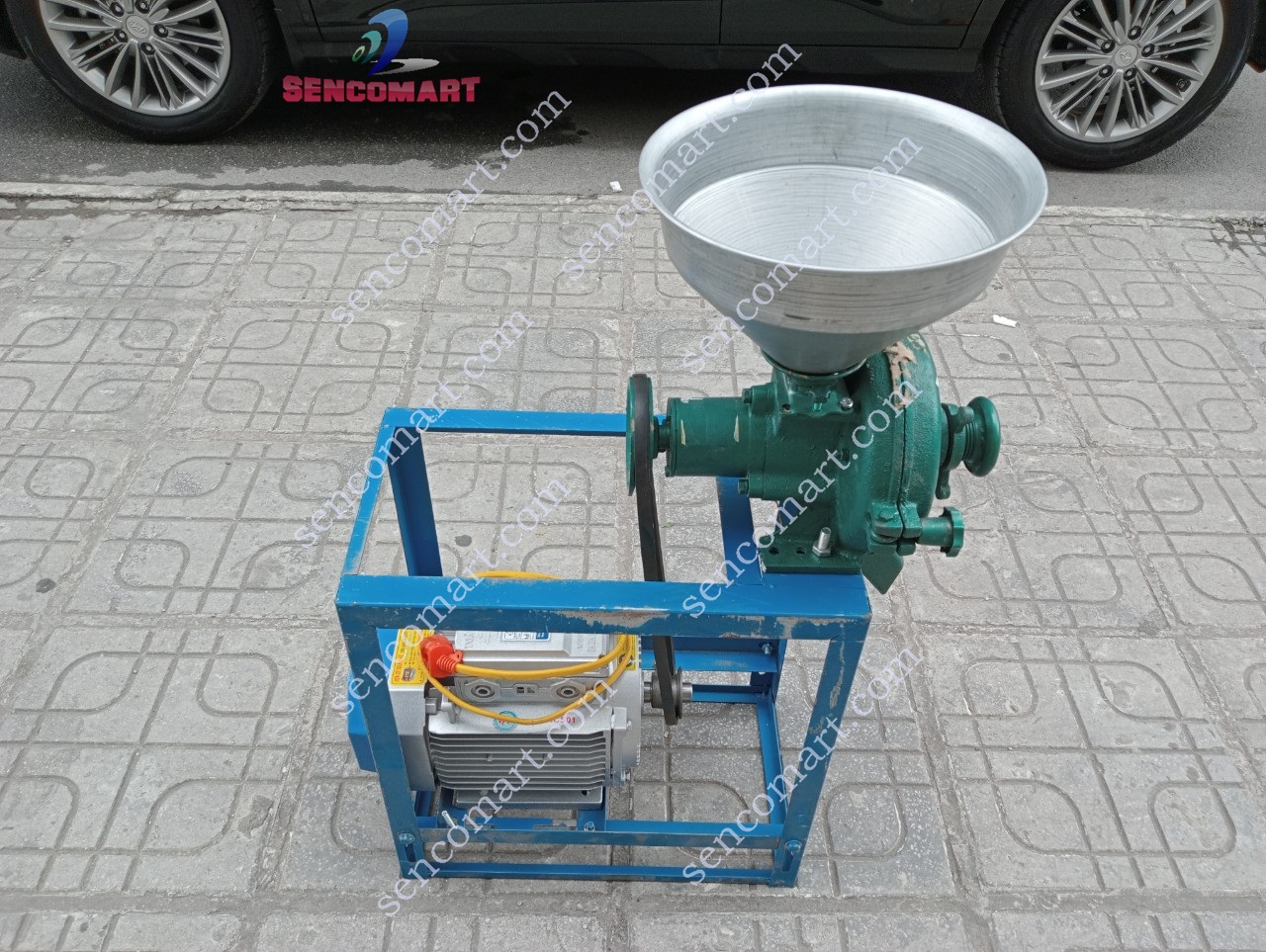 Máy xay bột, vỡ các loại ngũ cốc ngô đậu thóc SC-180 công suất 2HP Toàn Phát