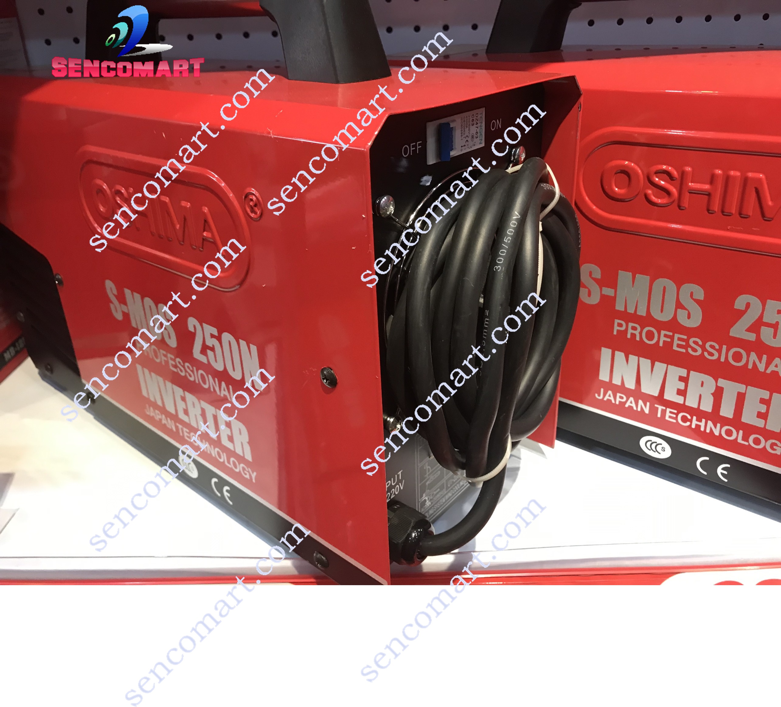 Máy hàn Oshima S Mos 250N tiết kiệm điện năng với công nghệ inverter