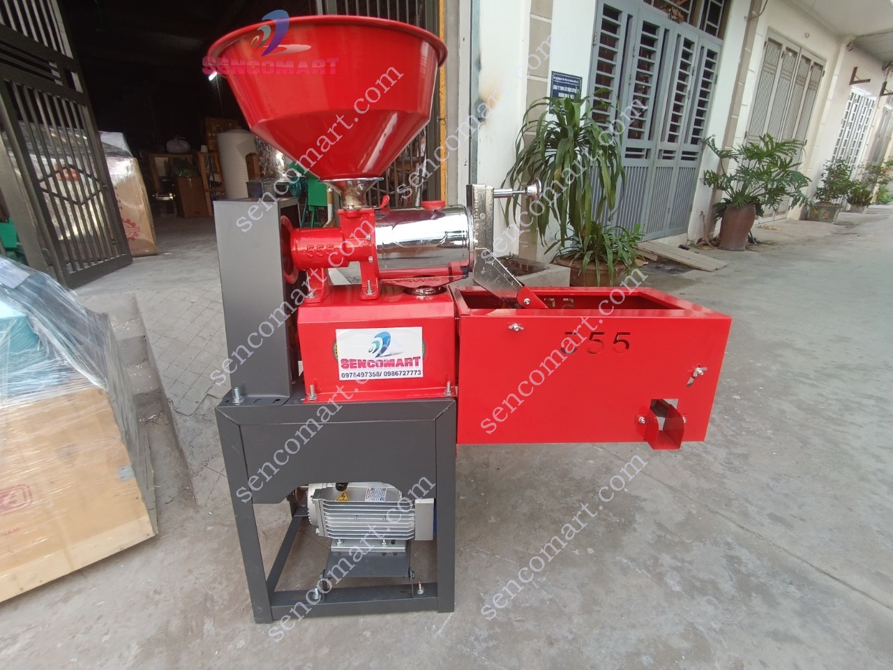 Máy xát gạo, lọc sạn hộp Toàn Phát TF555-H