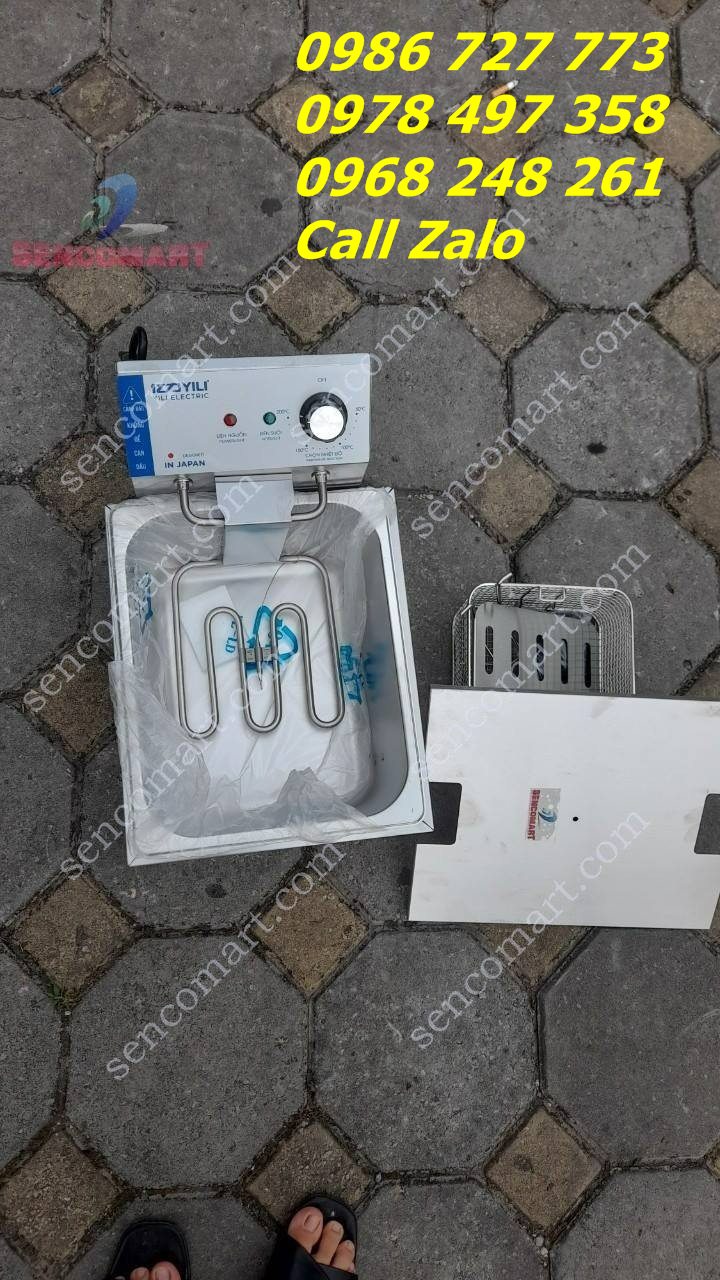 Bếp chiên điện đơn 6 lít hàng cao cấp