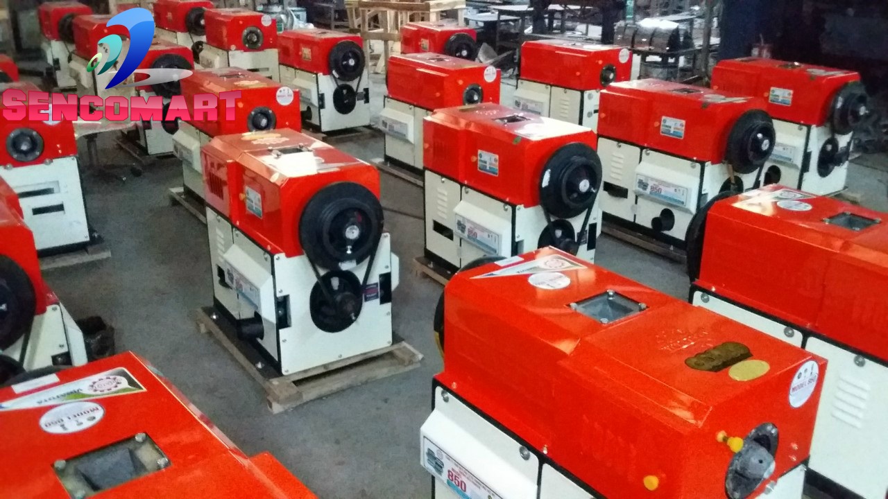 Máy chà bóng gạo, xát trắng gạo VINATOTA 1050 điện 3 pha