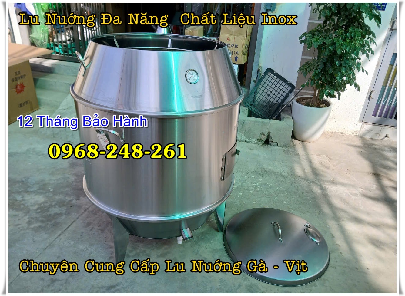 Lò quay vịt siêu sạch, nướng vịt chín đều, 3 lớp giữ nhiệt tốt