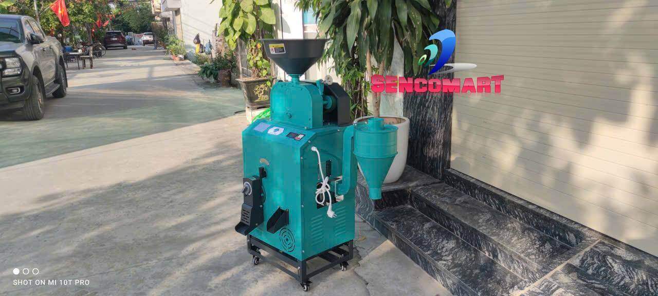 Máy xát gạo lứt 2 đầu: Gạo tươi nguyên chất, an toàn tuyệt đối