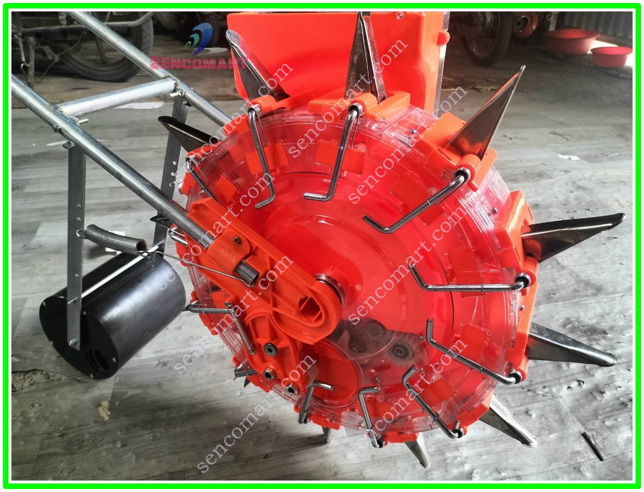 Máy Gieo Hạt Sencomart 989 12 Mỏ Bằng Inox Chống Han Gỉ