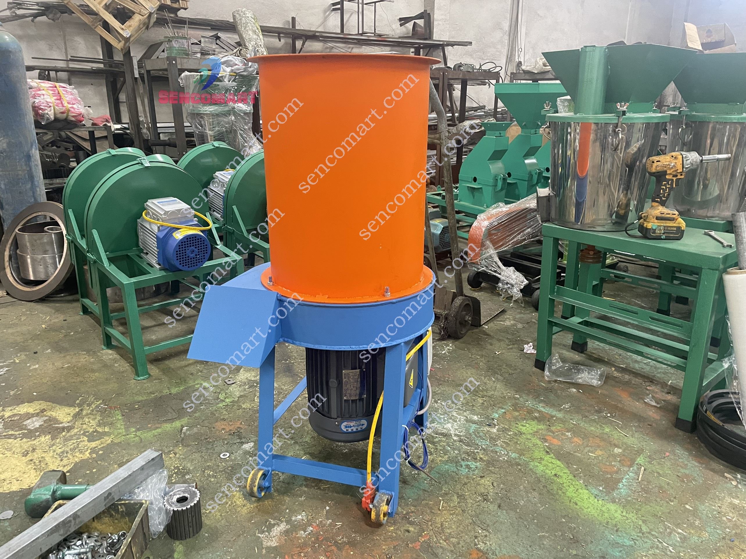 MÁY BĂM NGHIỀN QUẢ DỪA , XƠ DỪA MẪU MỚI XD2023T HÀNG VIỆT NAM