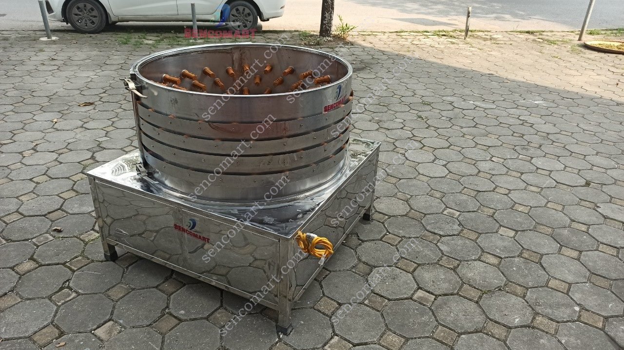 Máy vặt lông dê, lông chó đường kính 120cm siêu sạch