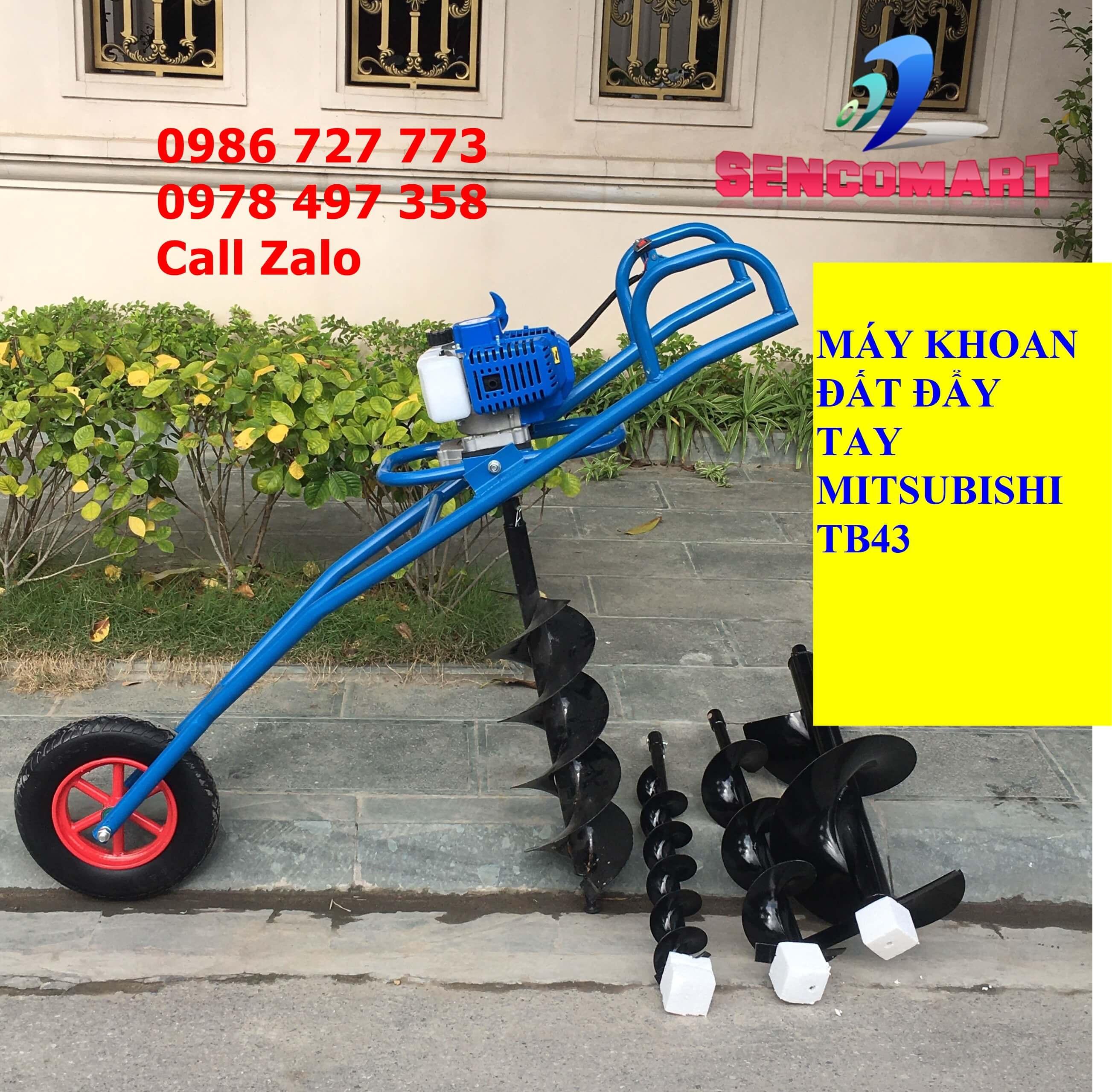 Máy đào lỗ, khoan đất đẩy tay YAMAHA 52CC