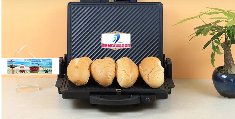 Máy kẹp nướng bánh mỳ Tiross TS 965 chính hãng