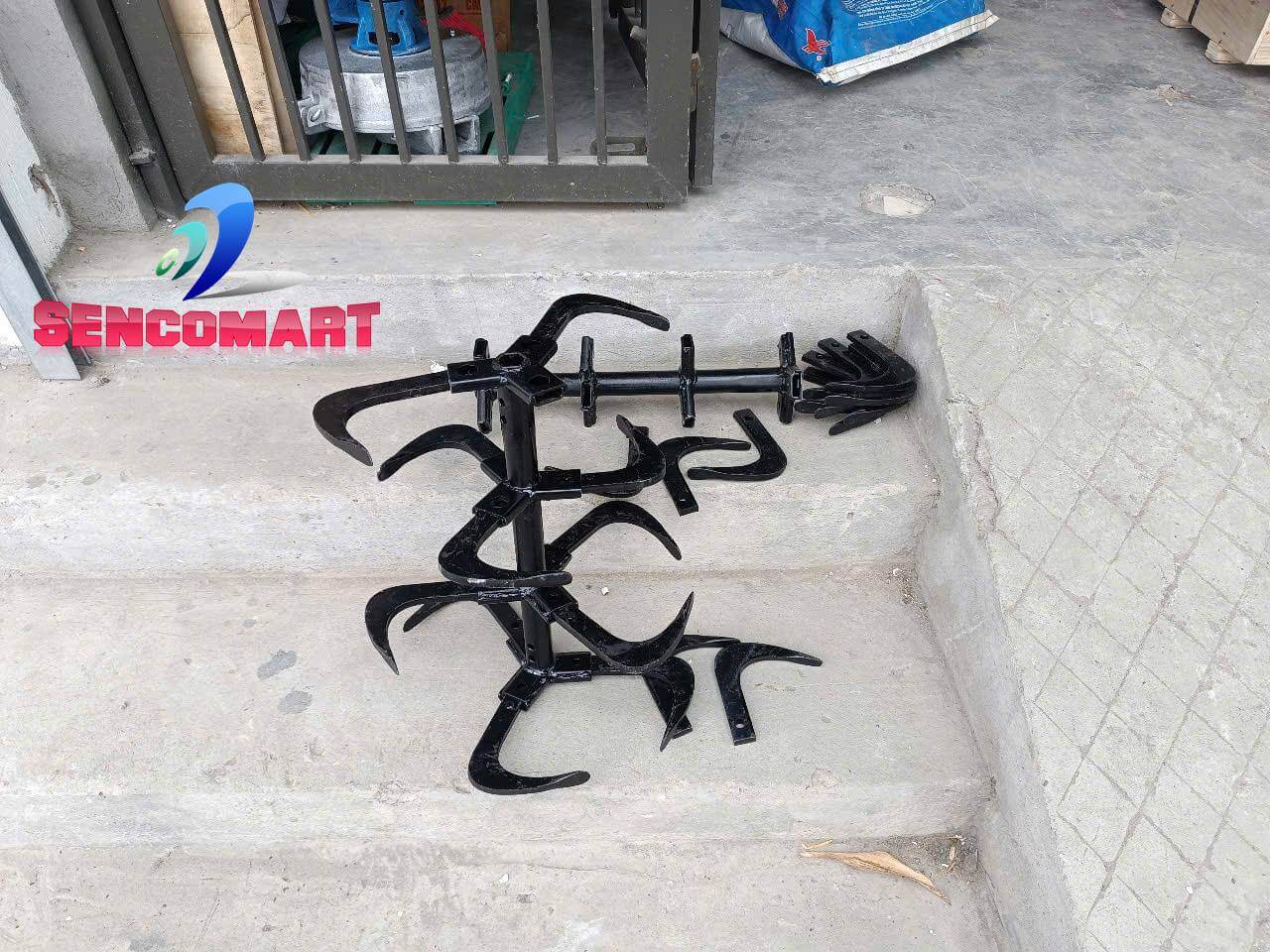 Bộ lưỡi xới đất trục quốc, dùng xới đất cứng