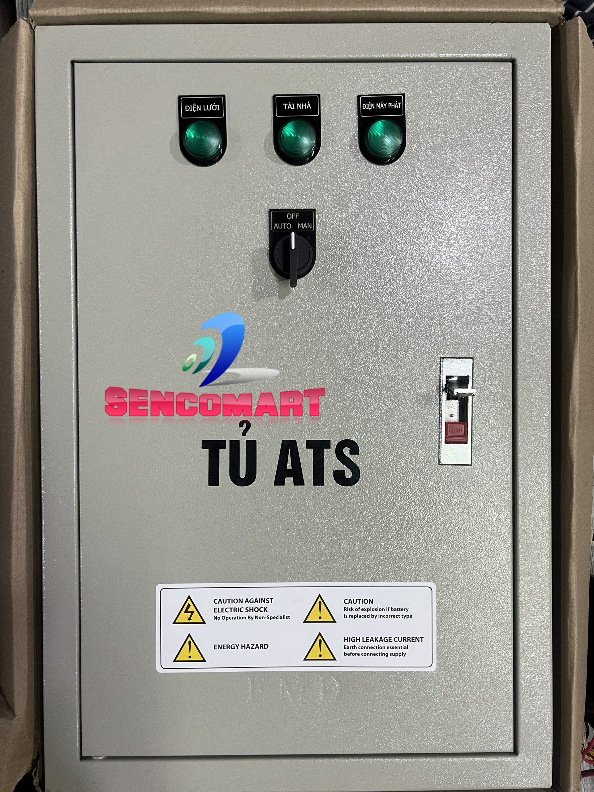 TỦ ATS LẮP CHO MÁY PHÁT ĐIỆN LINH KIỆN ABB PHÁP