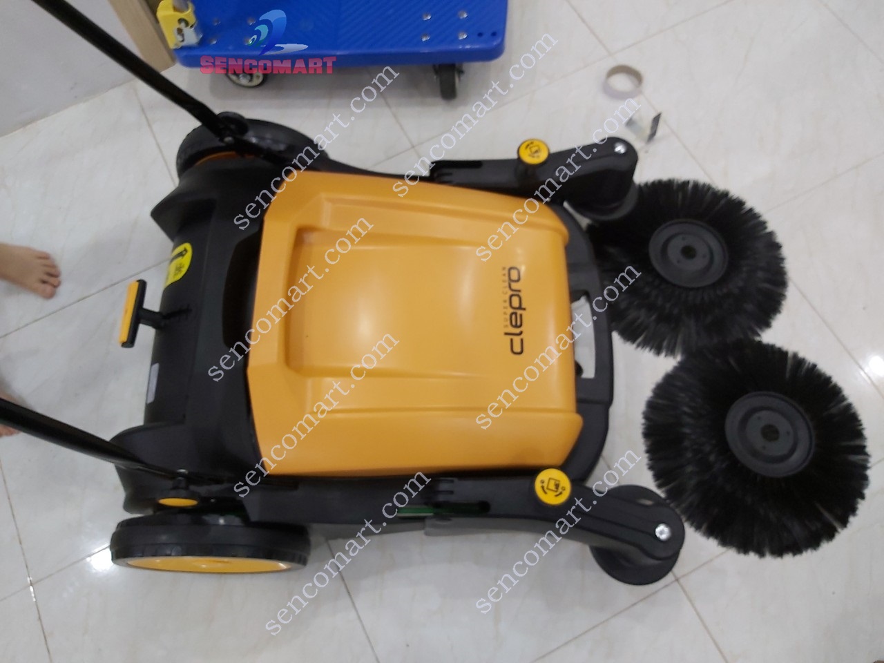 Xe quét rác đẩy tay clepro 103/2 chính hãng italia