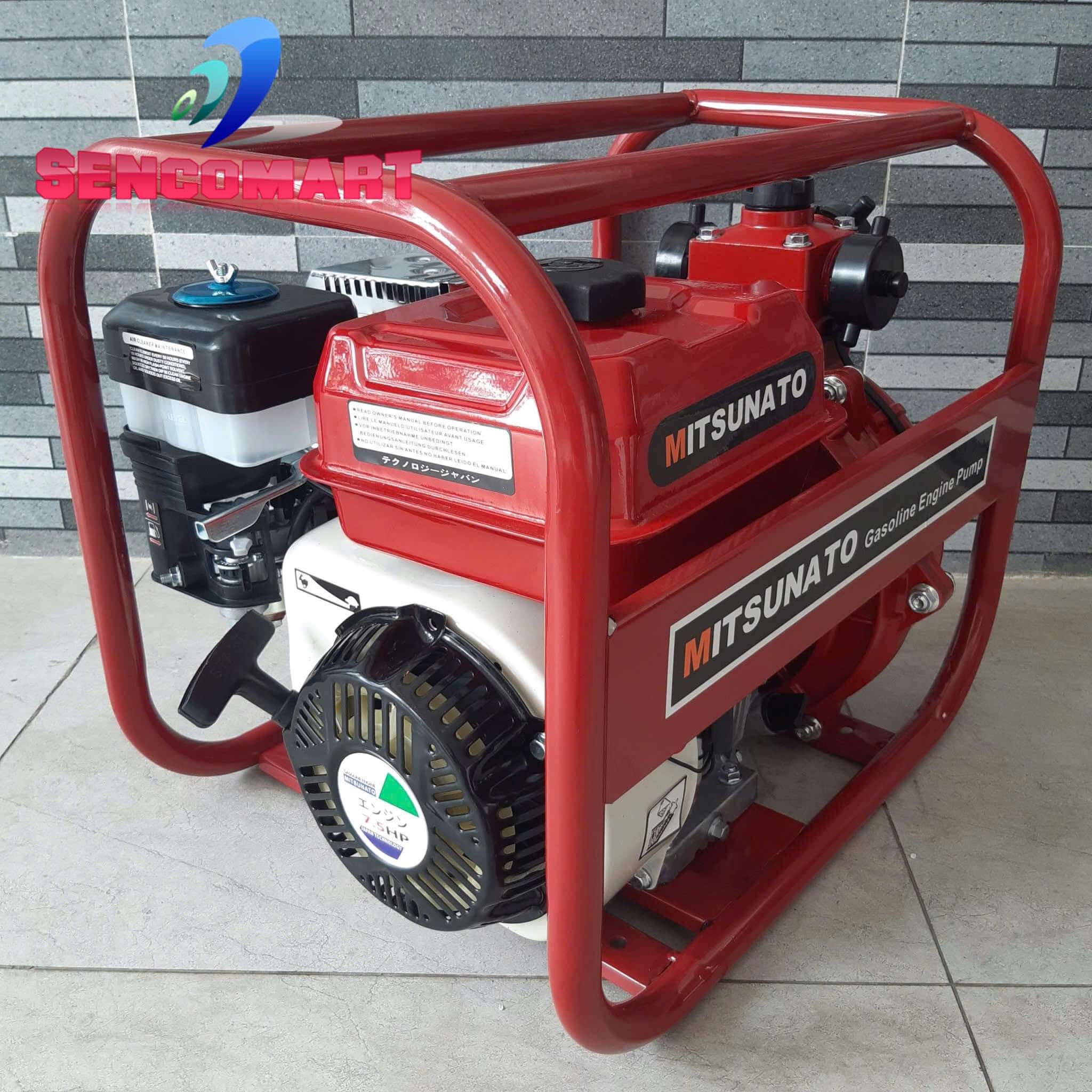 MÁY BƠM NƯỚC PHÒNG CHÁY CHỮA CHÁY 7.5HP MITSUNATO