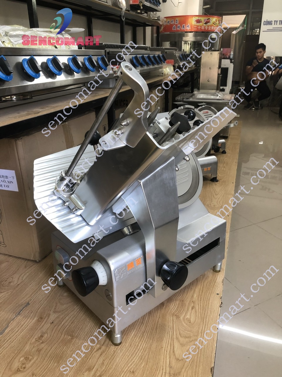 Máy Thái Thịt Đông Lạnh, Thịt Chín SL-300E Hoàn Toàn Tự Động