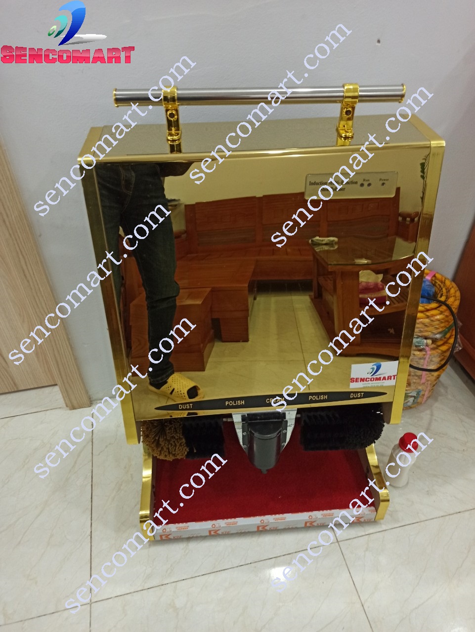Máy đánh giày tráng gương SENCO 20G- Máy đánh giầy tự động văn phòng