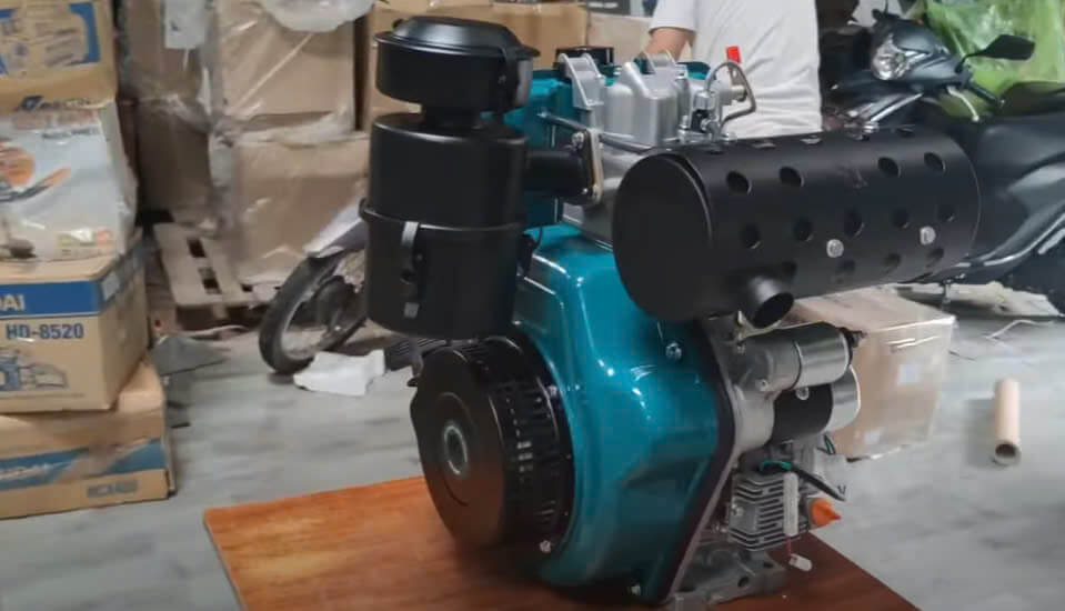 Đầu Nổ Chạy Dầu Có Đề 195F YAMAHA vòng tua 3600 vòng/phut