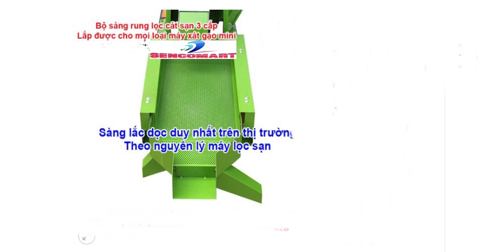 Bộ Sàng Lọc Sạn 3 Cấp Lắp Cho Mọi Loại Máy Xát Gạo