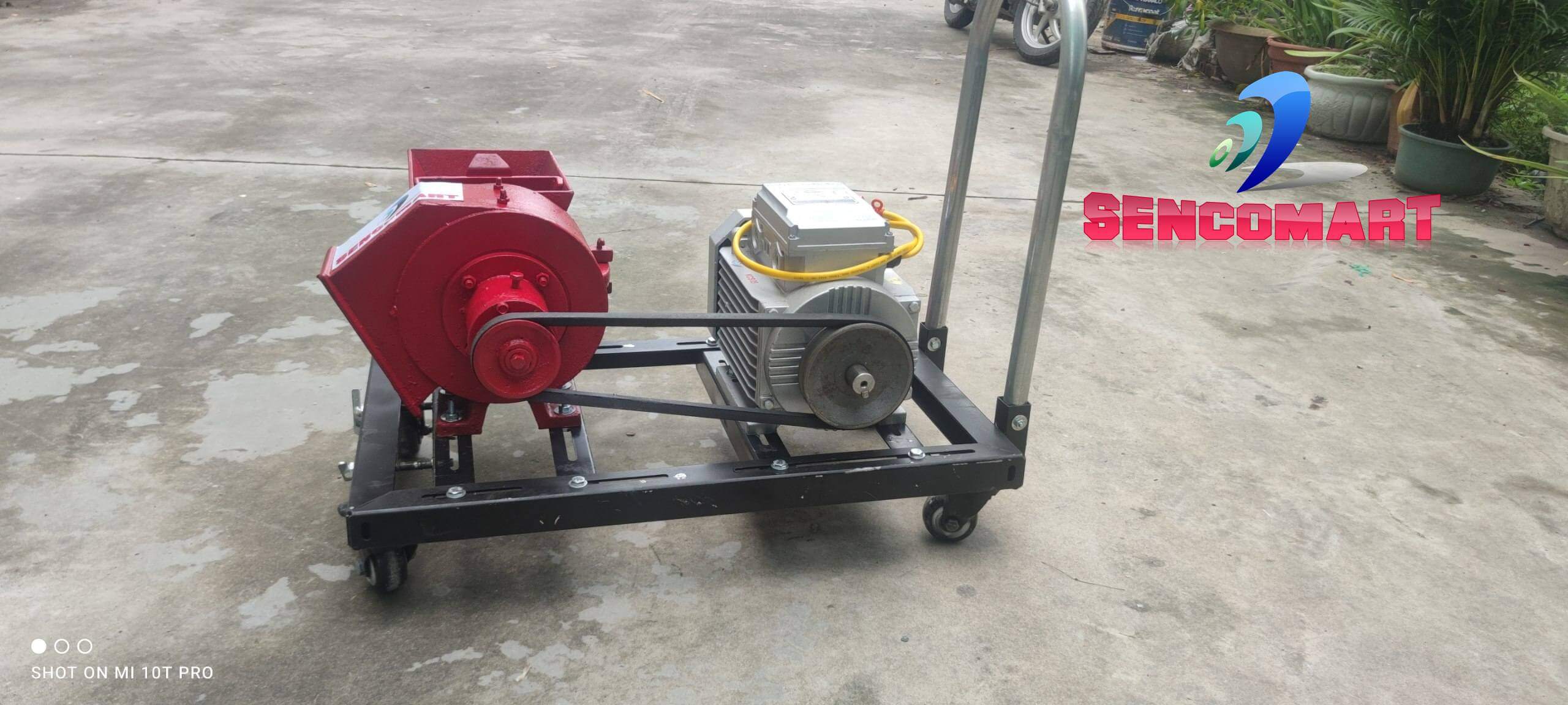 Máy Xay Nghiền Bột Siêu Mịn Gang Đỏ – Nghiền Gạo, Đậu, Các Loại Hạt