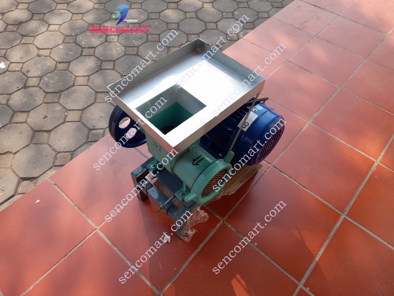 Máy xay thức ăn chăn nuôi, xay xương, xay cá nguyên con chạy điện 1 pha 220v