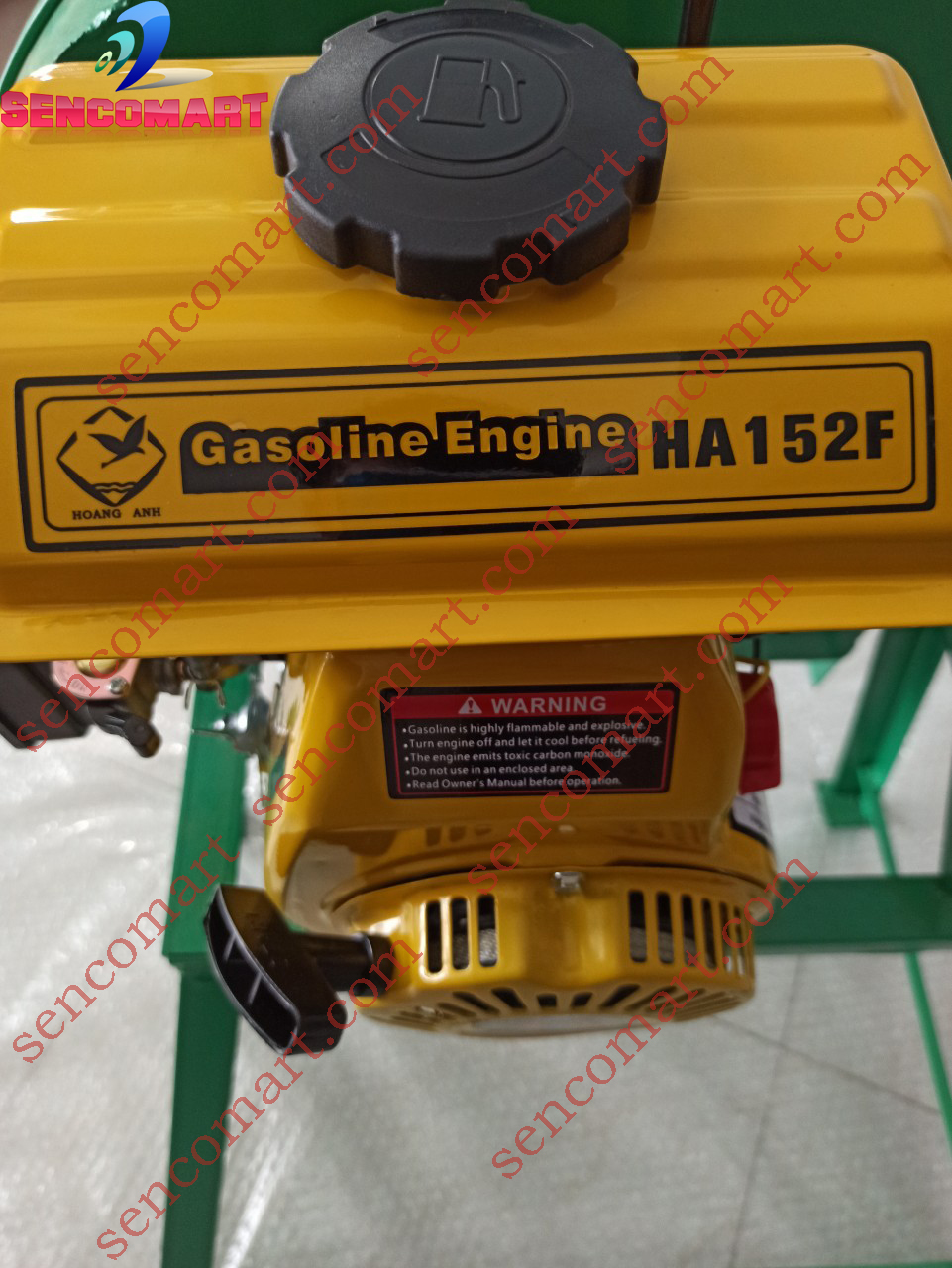 Máy băm chuối mịn chạy xăng 170F 5HP Sencomart