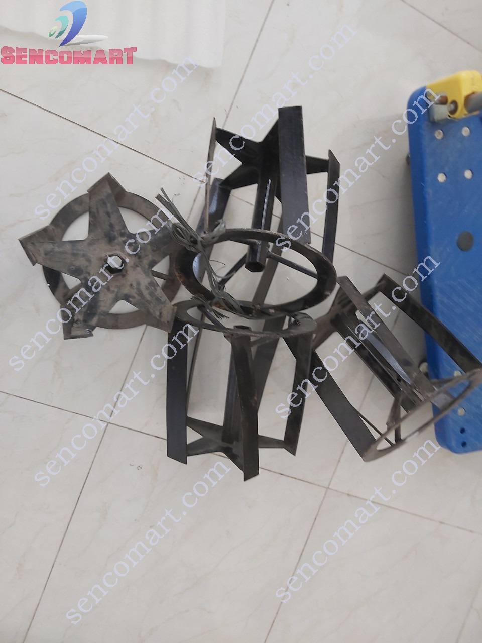 Bộ đánh cỏ lắp máy xới đất đa năng, bộ xạc cỏ lắp máy cày bừa chạy xăng chạy dầu