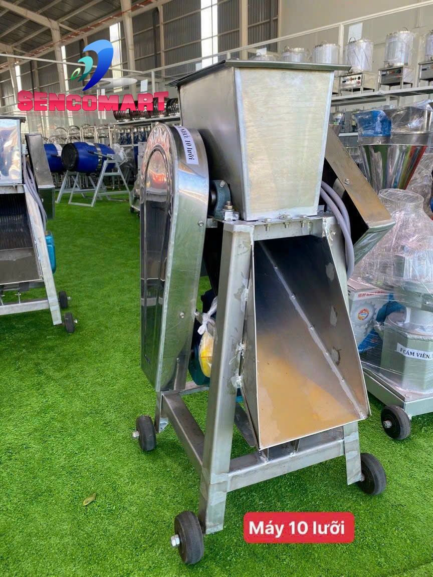 Máy Thái Cá INOX 10 Lưỡi Toàn Phát 2HP