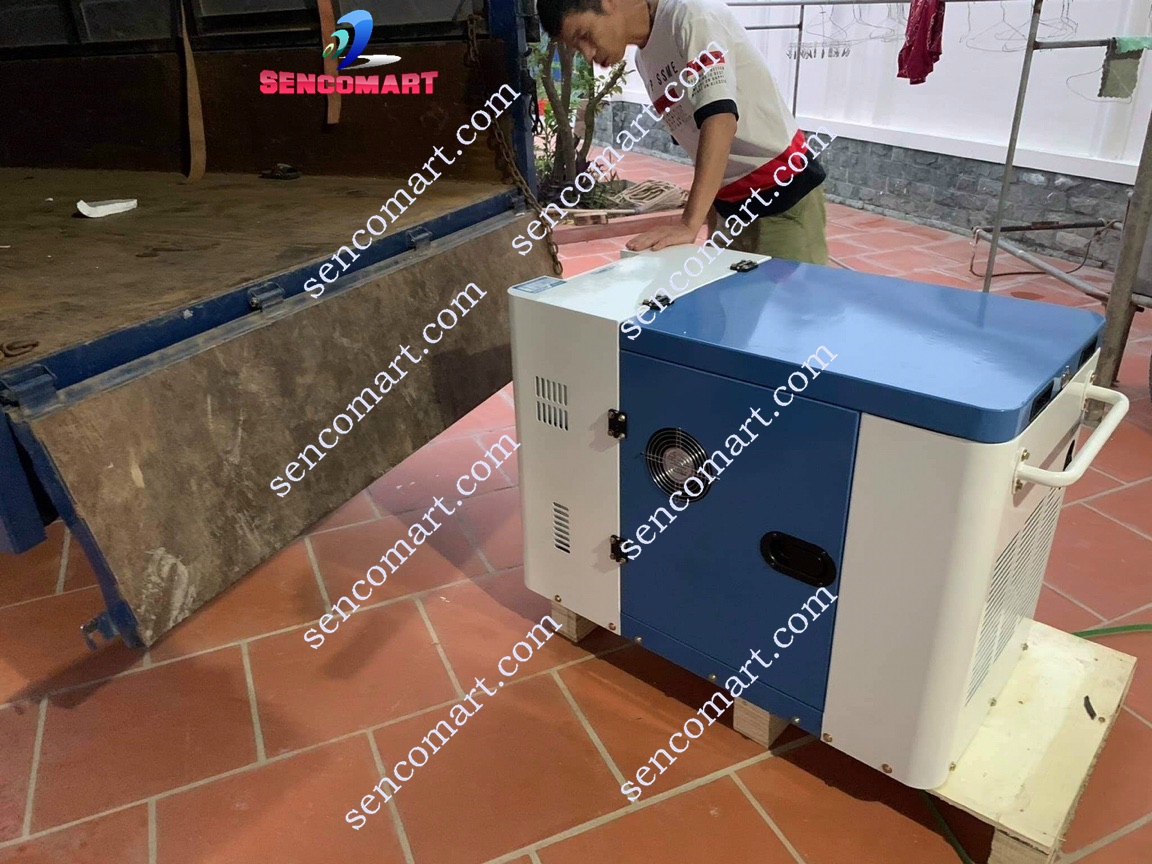 Máy Phát Điện Chạy Dầu Huspanda HD11000S Siêu Chống Ồn 9KW