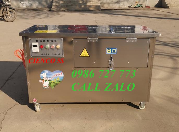 Máy đánh vảy cá SIÊU SẠCH 40kg/mẻ công suất 2,5kw