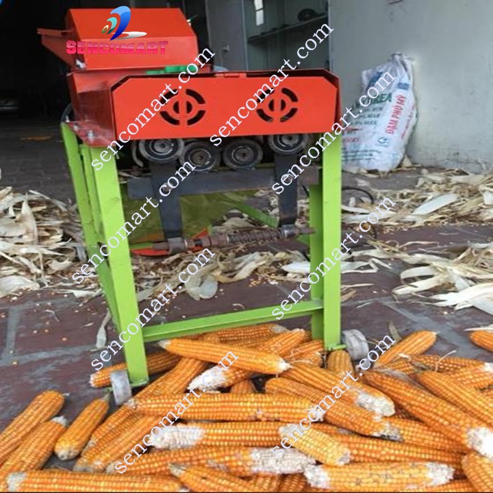 Máy bóc bẹ ngô, máy lột vỏ ngô, máy bóc áo bắp Sencomart