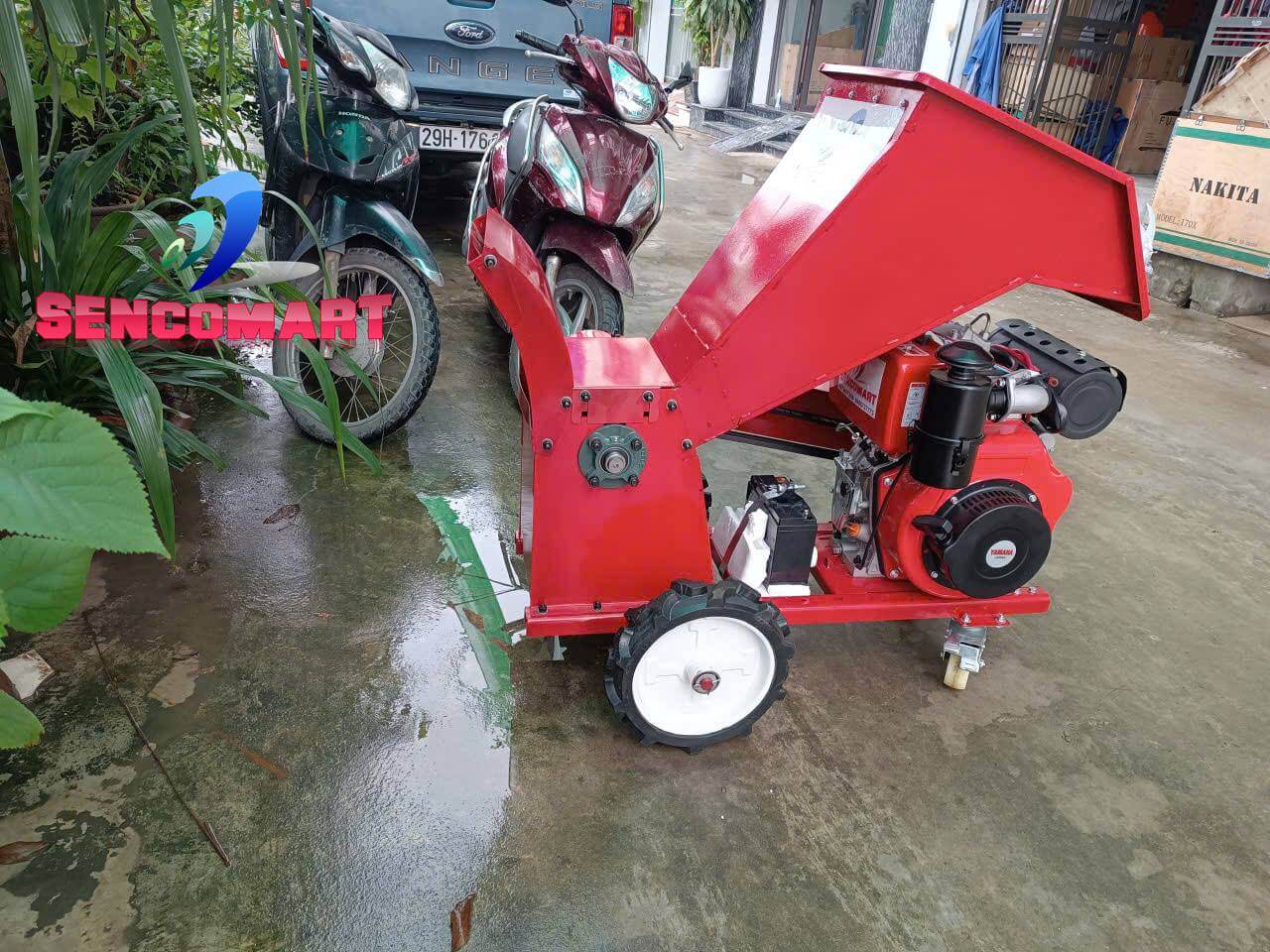 Máy Băm Cành Chạy Dầu Diesel Công Suất Lớn Cho Trang Trại