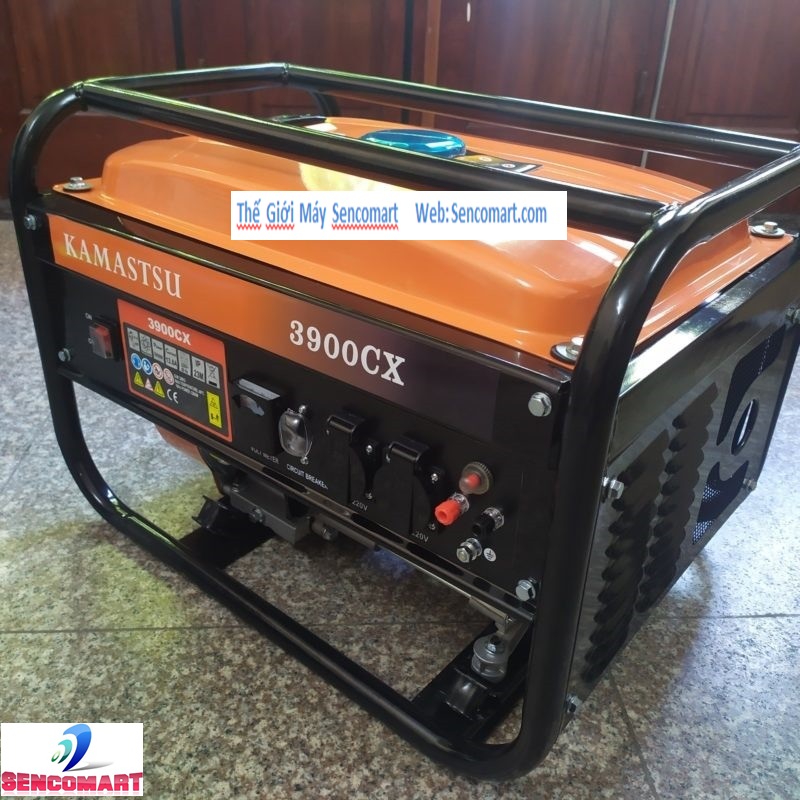 Máy Phát Điện Chạy Xăng 3kw Kamastsu 3900CX Giật Tay
