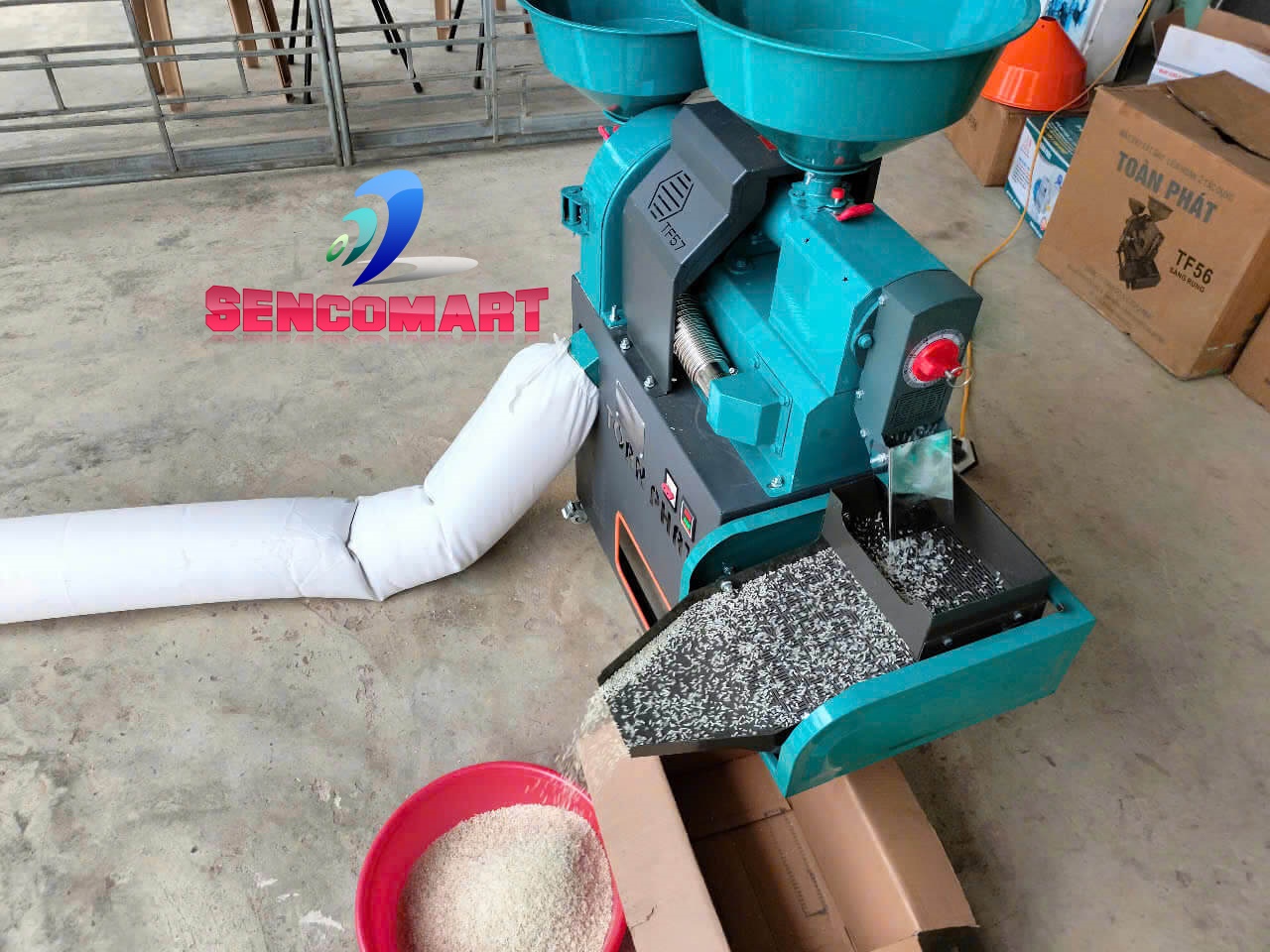 Máy Xát Gạo Toàn Phát TF57 LIên Hoàn