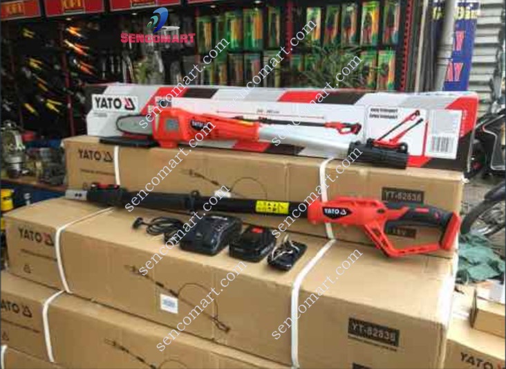 Máy tỉa cành trên cao dùng pin 18V YATO YT-82836