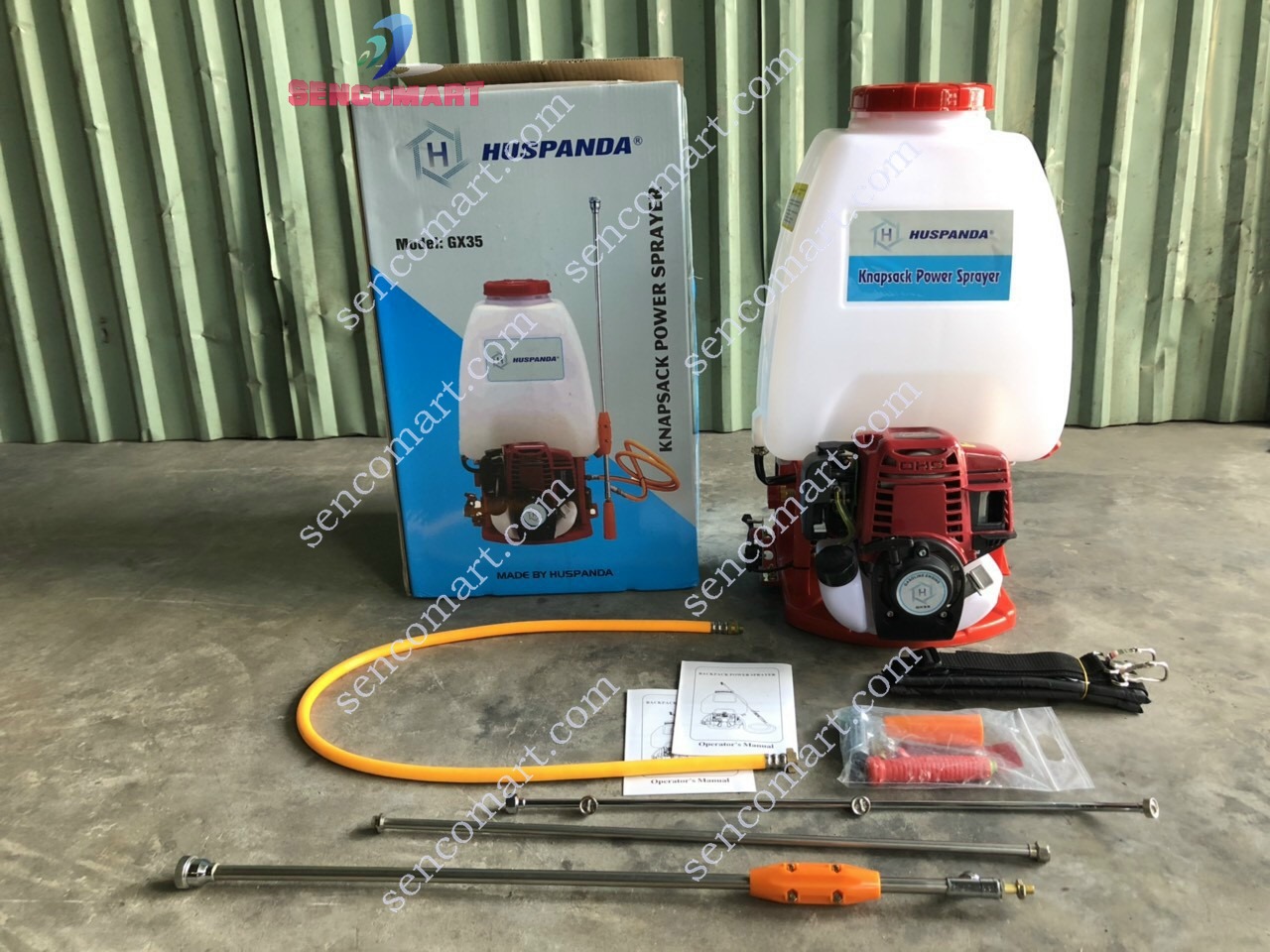 Máy phun thuốc chạy xăng Huspanda GX35