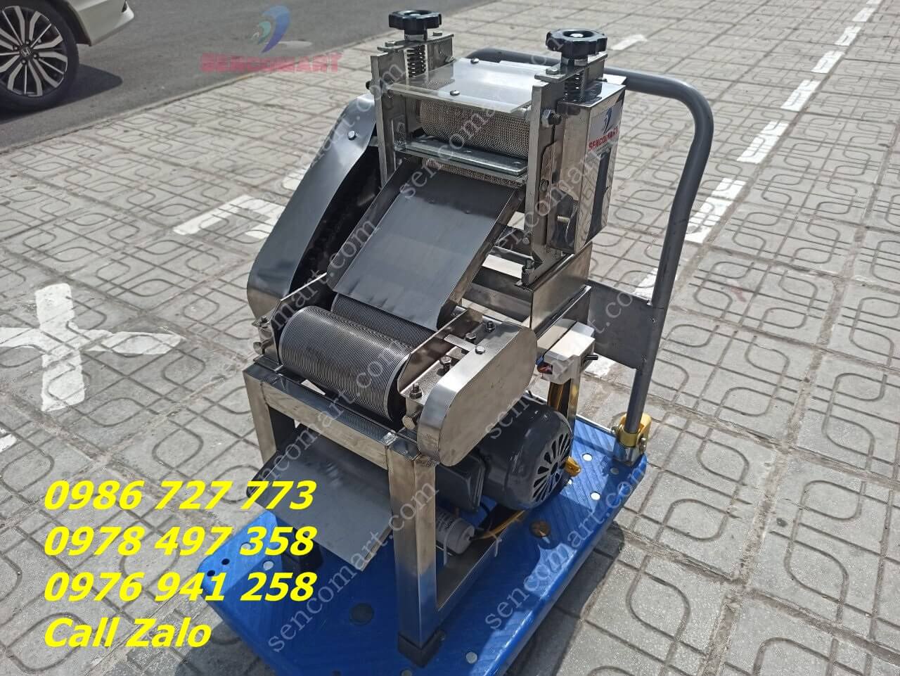 Máy thái bì lạng bì liên hoàn làm nem nắm, thịt nguội, giò Model LB200