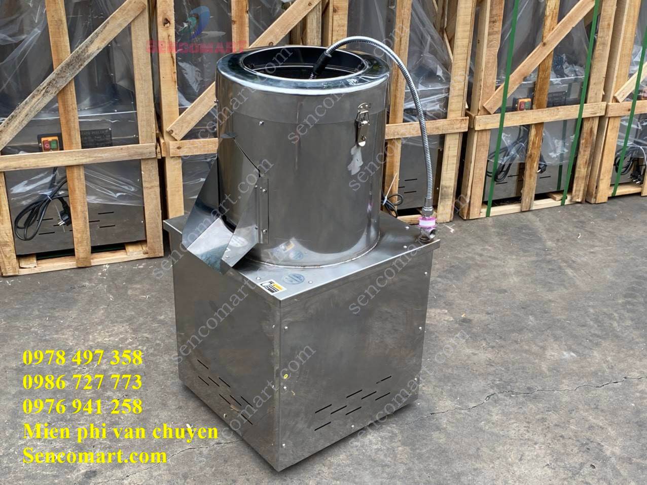 Máy cạo vỏ khoai tây, cạo vỏ sấu inox chuẩn, 100% nhập khẩu chính hãng nguyên chiếc