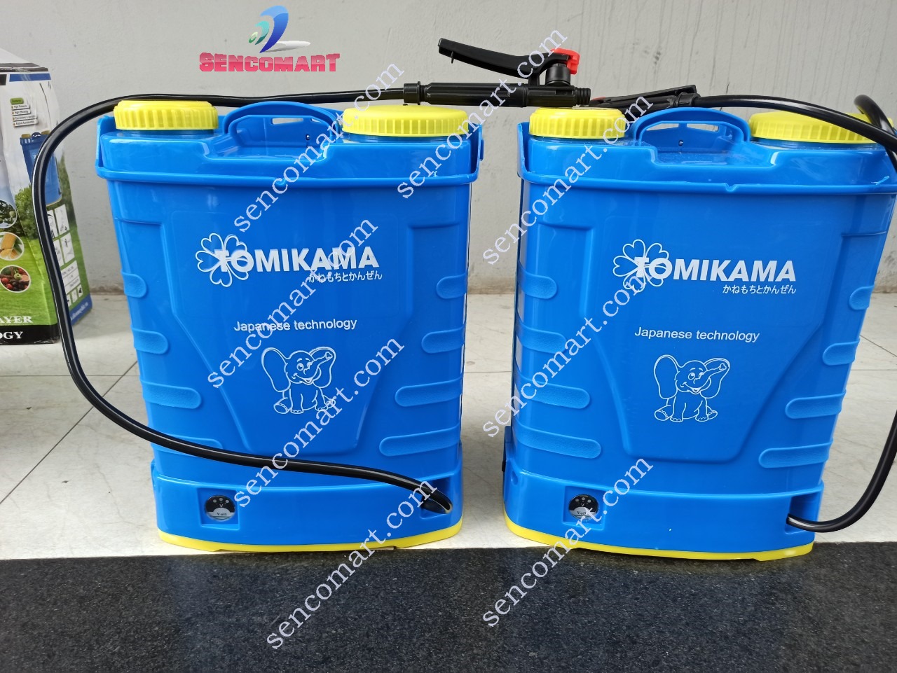 Bình xịt điện Tomikama HLC 20L- Máy phun thuốc tomikama HLC 20L chạy điện