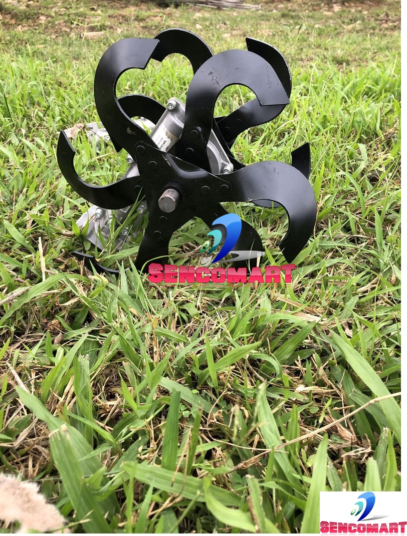 Đầu xới đất gắn đầu máy cắt cỏ- Bộ xạc cỏ tận gốc