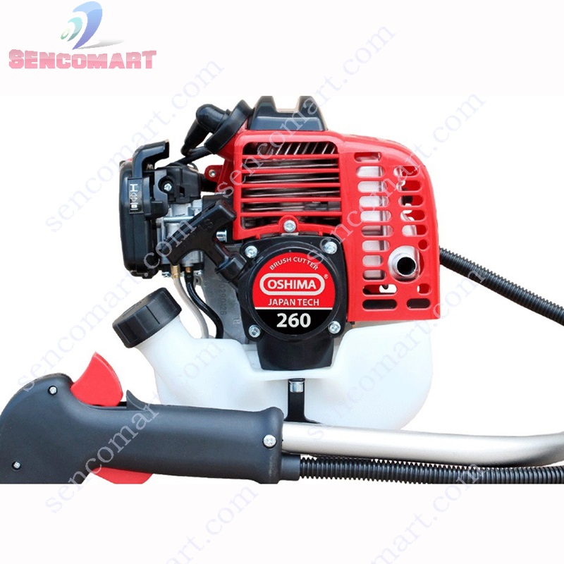 Máy cắt cỏ 2 thì Oshima 260 bạc cần xoay