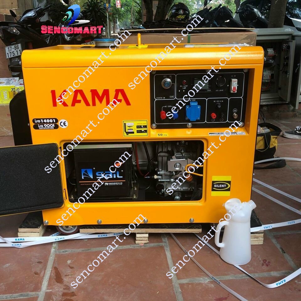 Máy Phát Điện Chạy Dầu 5KW KAMA KDE6500TN- Máy Phát Điện Dự Phòng Chạy Dầu Gía Rẻ