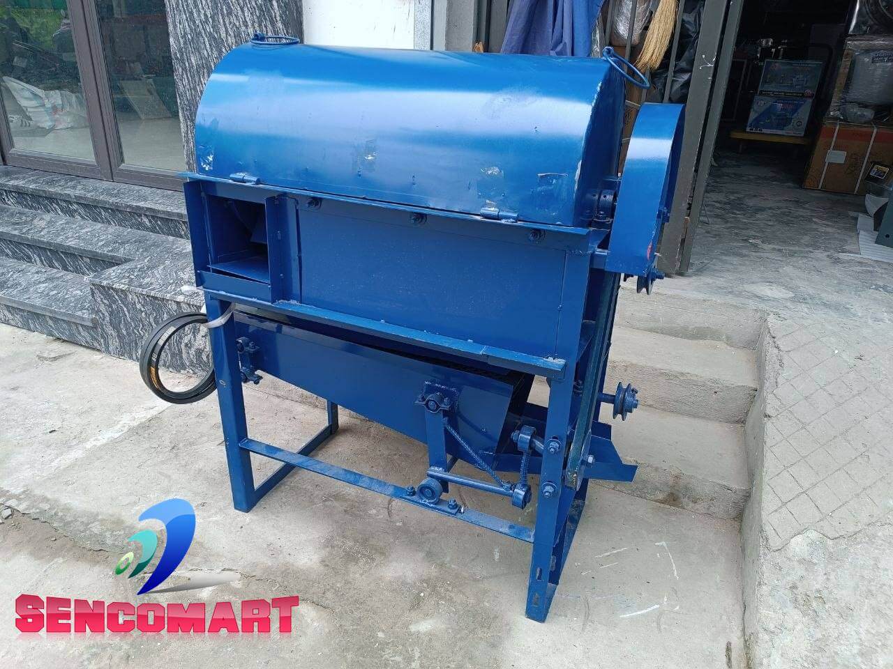 Máy Tuốt Lúa Chạy Dầu Giá Tốt – Động Cơ D178/D173 Chính Hãng