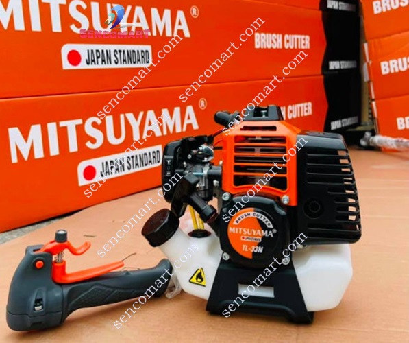 Máy Cắt Cỏ 2 Thì Mitsuyama TL-33N Thùng Liền