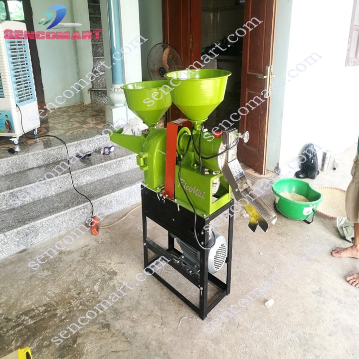 Máy xát Gạo Hai Chức Năng, Máy Xay Xát Gạo Sencomart - SCM01