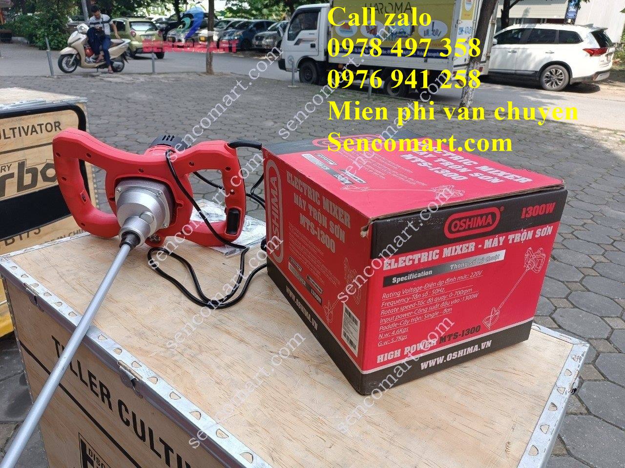 Máy trộn sơn, đánh hồ dầu, máy trộn thức ăn MST-130