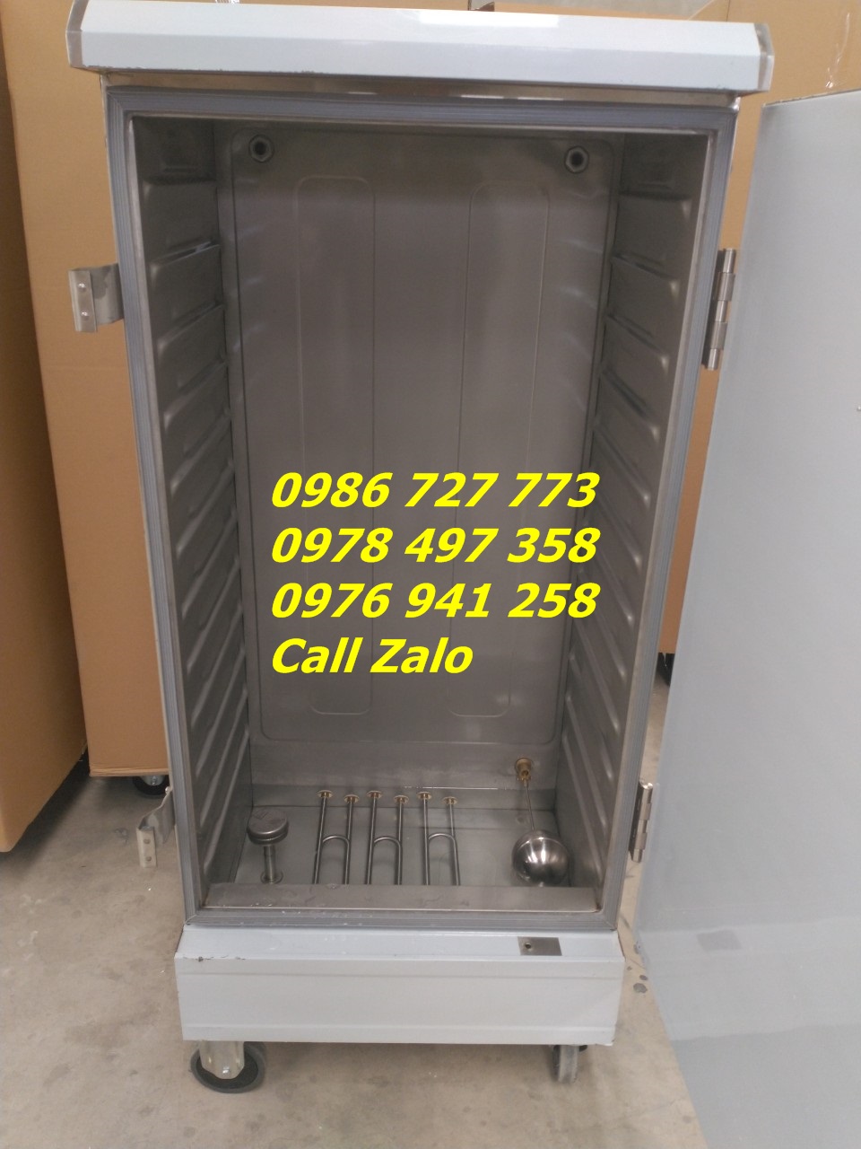 Tủ Nấu Cơm Chạy Điện 8 khay nấu 24kg gạo