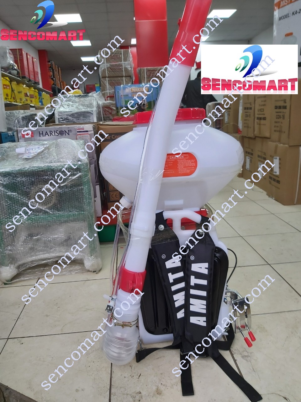 Máy phun thuốc khử trùng, Xạ phân, Xạ hạt, Phun Vôi Bột Volga VH-26L động cơ Honda GX35 Thái Lan