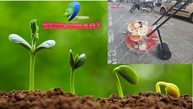 Máy gieo hạt Vinafarm VNGH-1000 Loại 16 răng cải tiến mới