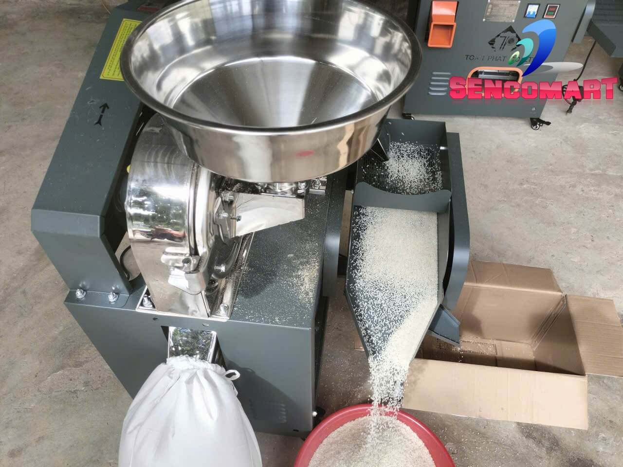 Máy Xát Gạo Nghiền Bột 4 Tác Dụng Toàn Phát TF800 Inox