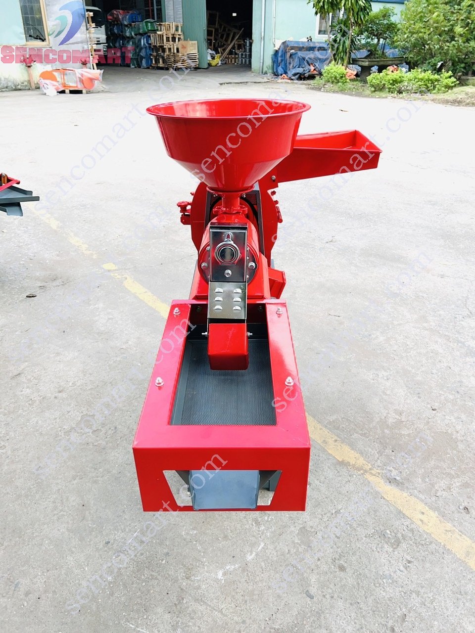 Máy Xát Gạo 3 Chức Năng TF666 Hiệu Toàn Phát, Đầu Nghiền Bằng Búa, Sàng Rung Mô Tơ Riêng