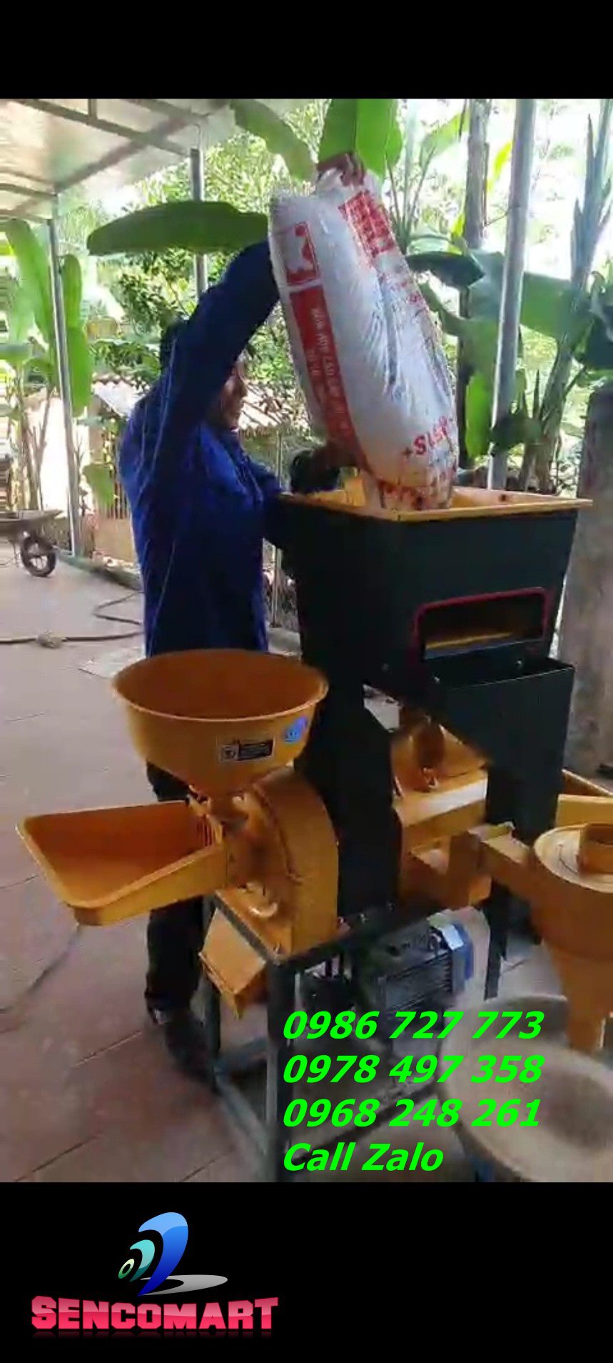 MÁY XÁT GẠO SENCOMART 686